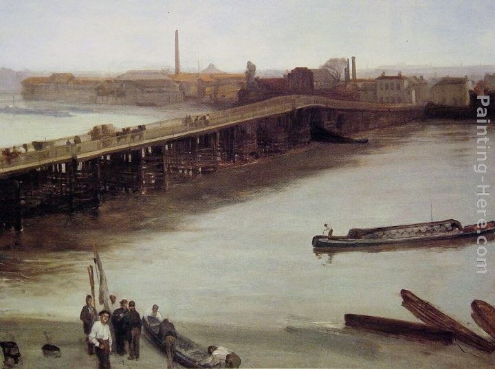 James Abbott McNeill Whistler Brown and Silver Old Battersea Bridge